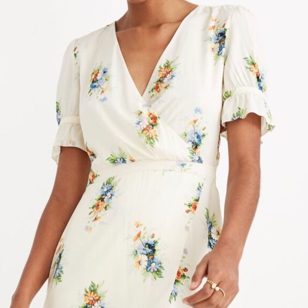 Madewell Ruffle-Sleeve Maxi Dress